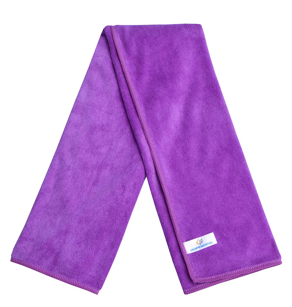 Hopeshine Microfiber Gym Towels Fast Drying Sports Towel Fitness Workout Sweat Towels For Men & Women 3-Pack (Turquoise+White+Pu